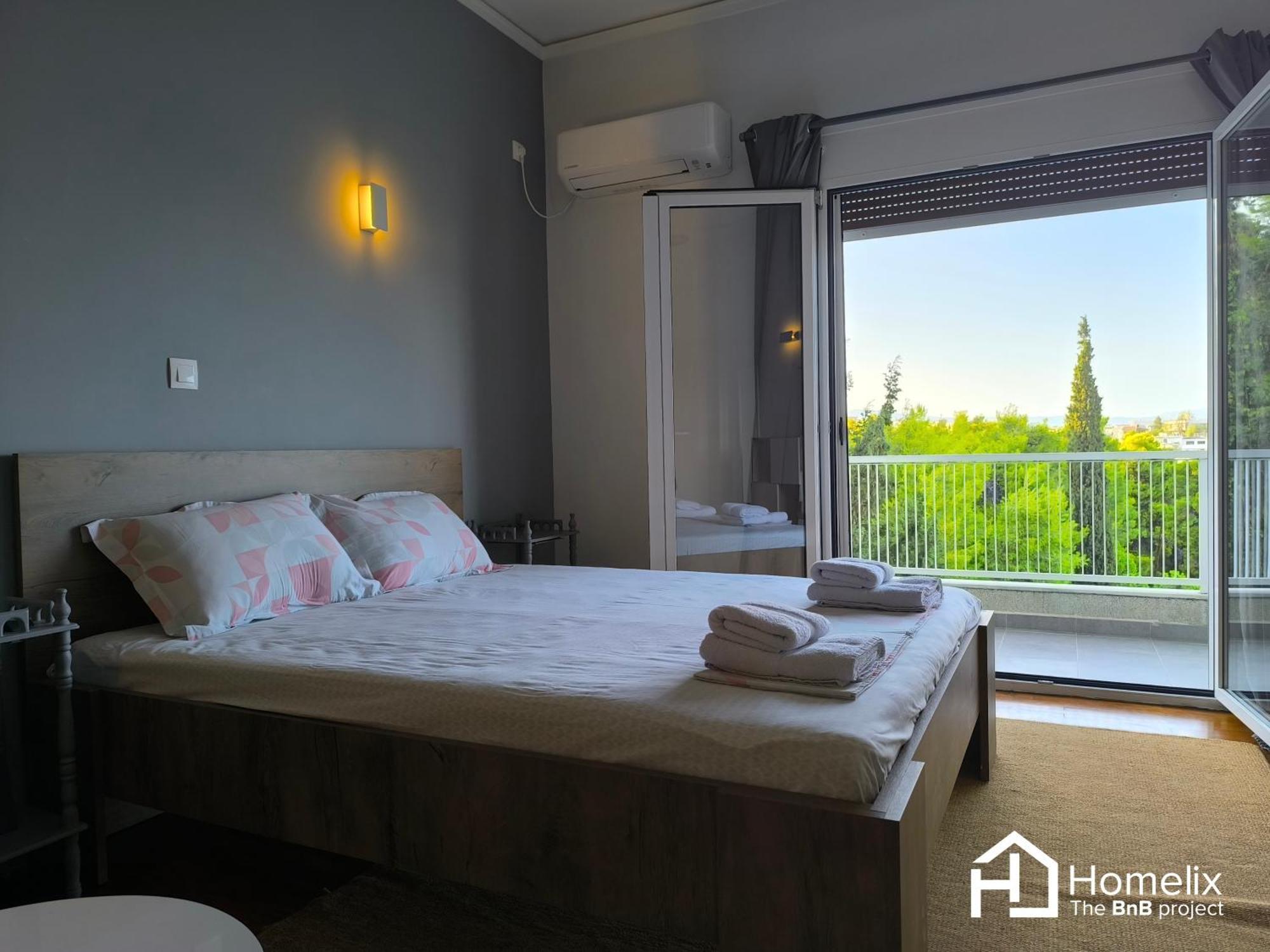 30M² Cosy Studio With Panoramic Sea View Chalkís 外观 照片